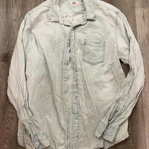 Levi's button-down denim chambray size XL Men's